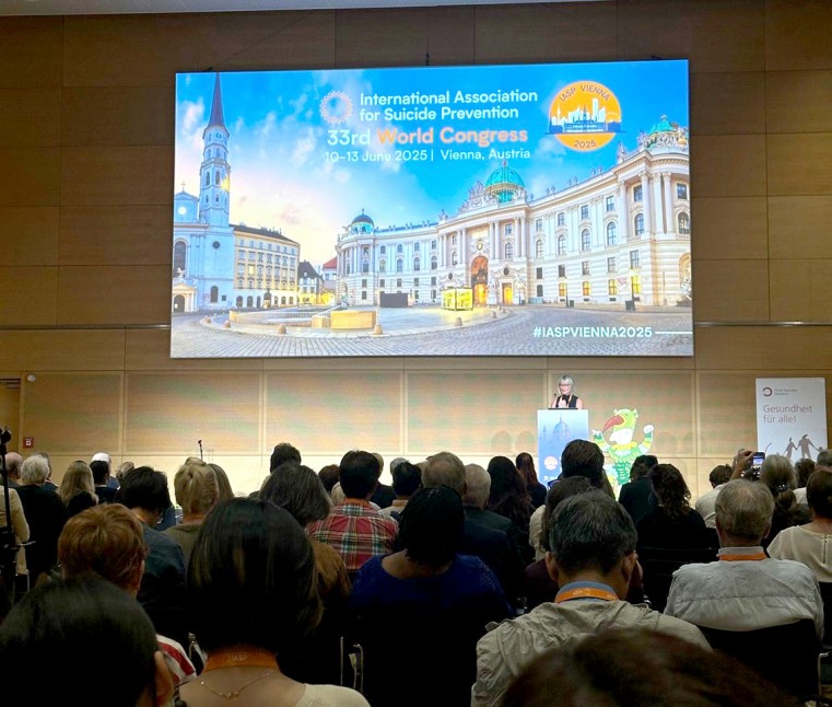 the IASP COnference in Vienna was attended by over 800 people from dozens of different countries